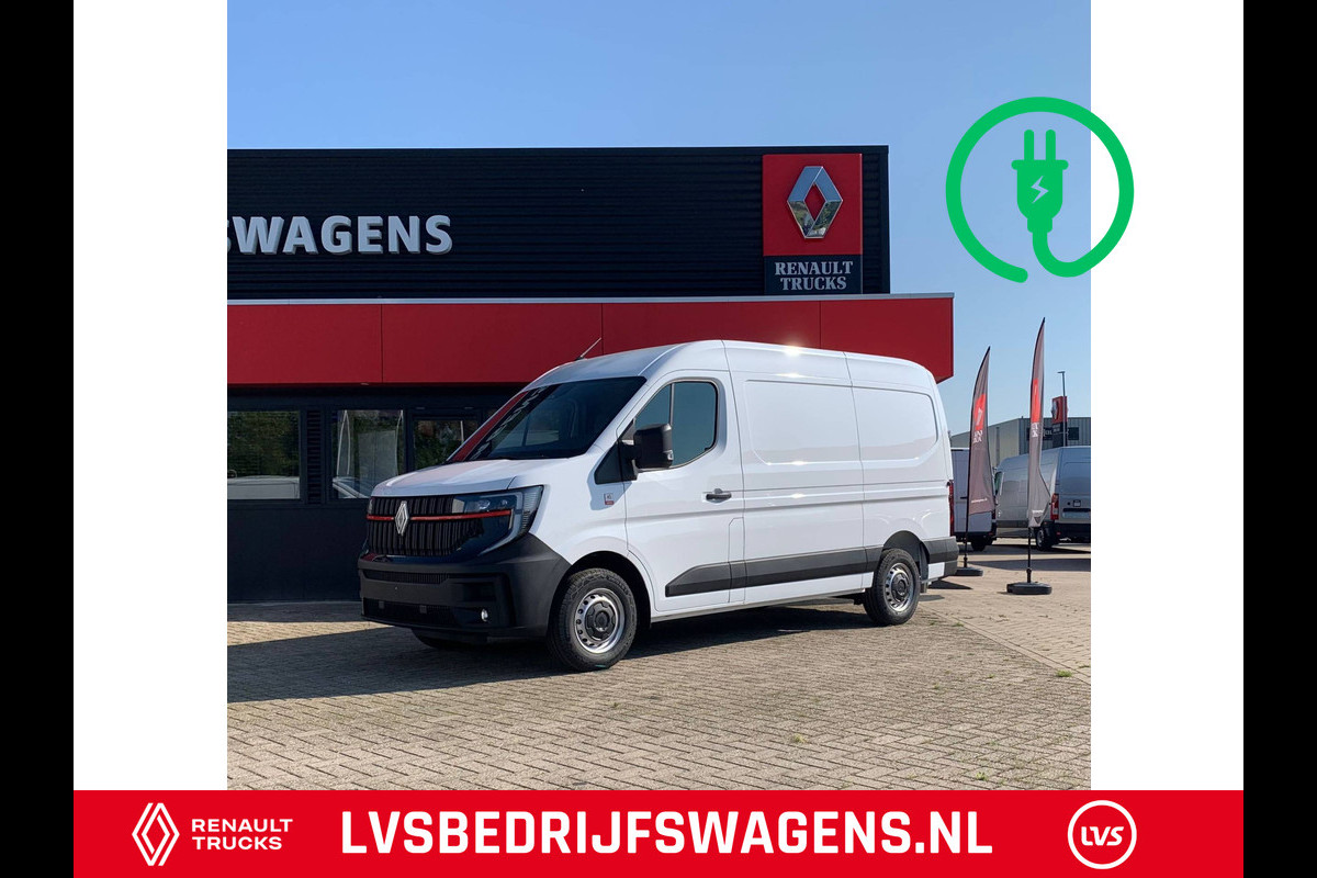 Renault nw Master E-Tech 87 kWh, 130 kW snelladen, L2H2 Multimedia met Google services, Camera, Trekhaak, Apple carplay, Verwarmde voorruit. Renault nw Master E-Tech 87 kWh, 130 kW snelladen, L2H2 Multimedia met Google services, Camera, Trekhaak, Apple carplay, Verwarmde voorruit.