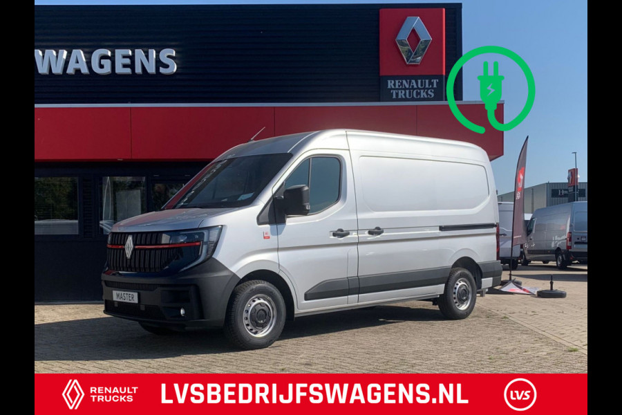 Renault nw Master E-Tech 87 kWh, 130 kW snelladen, L2H2 Demonstratieauto, Laadruimte betimmering, Side-bars, Camera, Trekhaak, Apple carplay