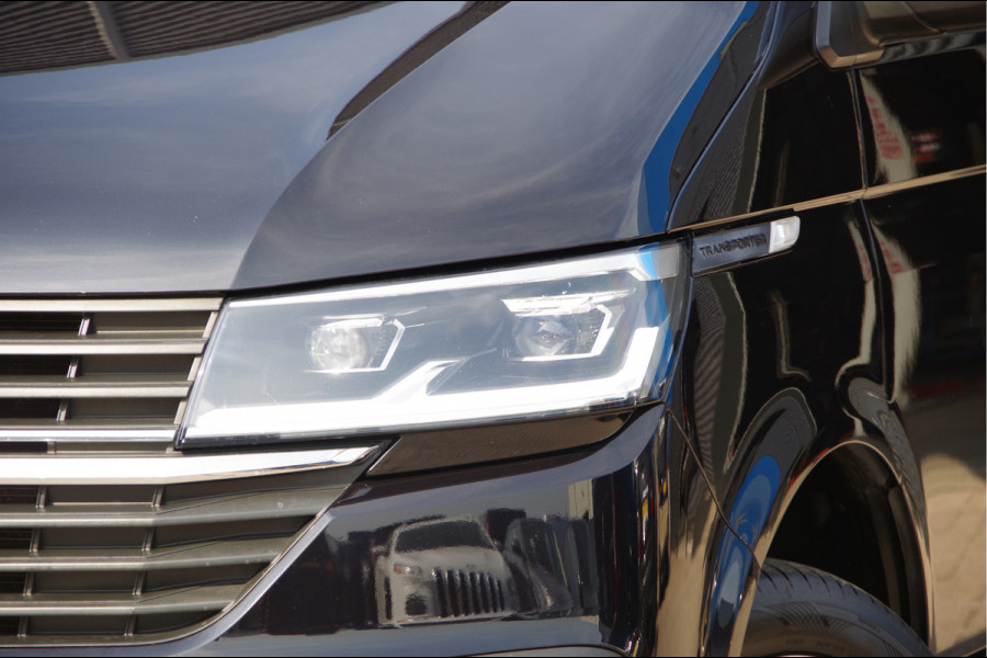 Volkswagen Transporter 2.0 TDI L2 150PK AUT. DC-5P, LED, 2X SCHUIFDEUR, TREKHAAK, NAVI, CRUISE, LEDER STUUR, PARKEERSENSOREN, MISTLAMPEN, DUBBELE CABIN