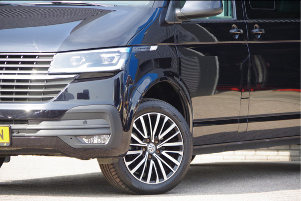 Volkswagen Transporter 2.0 TDI L2 150PK AUT. DC-5P, LED, 2X SCHUIFDEUR, TREKHAAK, NAVI, CRUISE, LEDER STUUR, PARKEERSENSOREN, MISTLAMPEN, DUBBELE CABIN