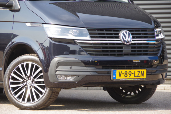 Volkswagen Transporter 2.0 TDI L2 150PK AUT. DC-5P, LED, 2X SCHUIFDEUR, TREKHAAK, NAVI, CRUISE, LEDER STUUR, PARKEERSENSOREN, MISTLAMPEN, DUBBELE CABIN