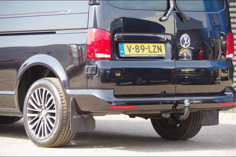Volkswagen Transporter 2.0 TDI L2 150PK AUT. DC-5P, LED, 2X SCHUIFDEUR, TREKHAAK, NAVI, CRUISE, LEDER STUUR, PARKEERSENSOREN, MISTLAMPEN, DUBBELE CABIN