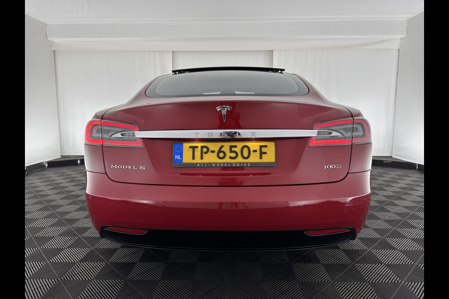 Tesla Model S 100D AWD [ 3-Fase ] Aut. *PANO | LUXURY-LEATHER | AUTO-PILOT | ADAPTIVE-CRUISE | FULL-LED | NAVI-FULLMAP | AIR-SUSPENSION | KEYLESS | TOP-VIEW | CARPLAY | MEMORY-PACK | HEATED-SPORTSEATS | DIGI-COCKPIT | 21"ALU*