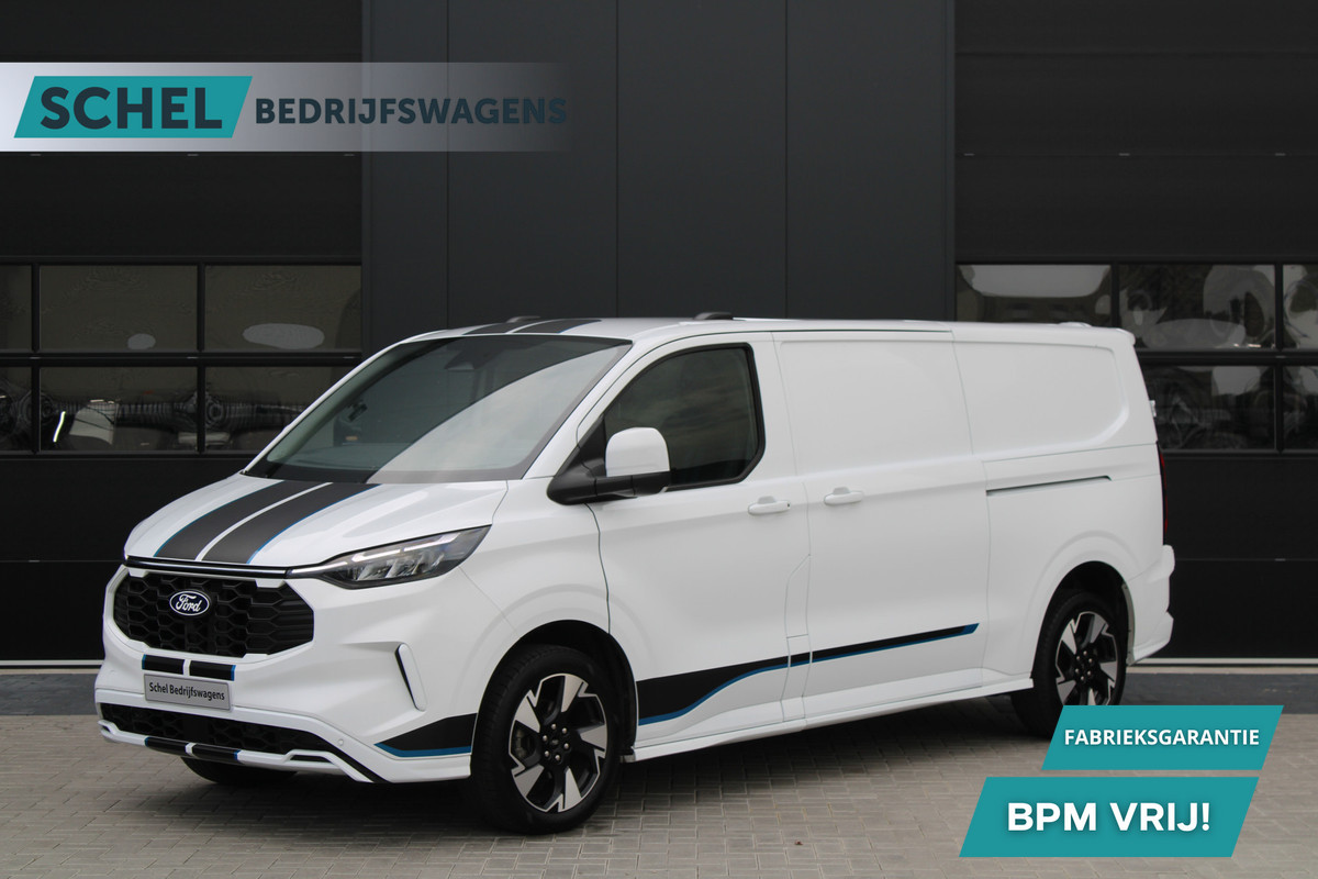 Ford Transit Custom 300 2.0 TDCI L2H1 Sport 170pk - 2x Schuifdeur - Trekhaak - ACC - 19'' LM Velgen - 70L Tank - Navi - Camera - Stoel & Stuurverwar Ford Transit Custom 300 2.0 TDCI L2H1 Sport 170pk - 2x Schuifdeur - Trekhaak - ACC - 19'' LM Velgen - 70L Tank - Navi - Camera - Stoel & Stuurverwar