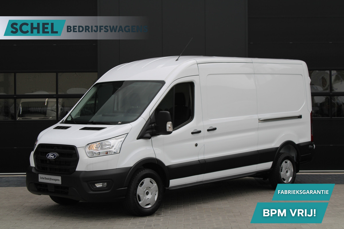 Ford Transit 350 2.0 TDCI L3H2 Trend - 165pk - Facelift - ACC - 2x Schuifdeur - 360 Camera - Blind Spot - Stoel & Stoelverwarming - Trekhaak Ford Transit 350 2.0 TDCI L3H2 Trend - 165pk - Facelift - ACC - 2x Schuifdeur - 360 Camera - Blind Spot - Stoel & Stoelverwarming - Trekhaak