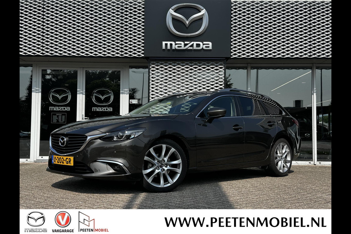 Mazda 6 Sportbreak 2.0 SkyActiv-G 165 TS+ | Apple/Android Carplay | Achteruitrij Camera | 19 Inch |
