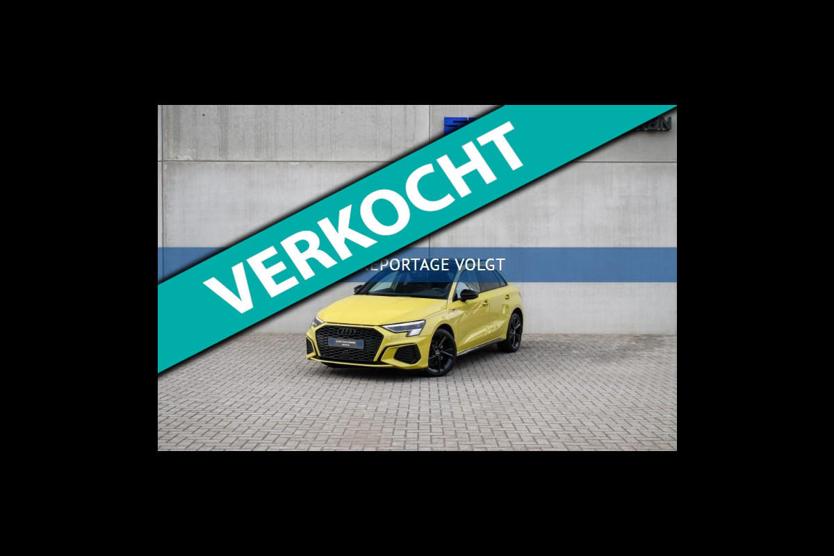 Audi A3 Sportback 40 TFSI e PHEV S Edition S-line 204pk S-Tronic! Panoramadak|Virtual Cockpit|Kuipstoelen elektrisch|Matrix|Black
