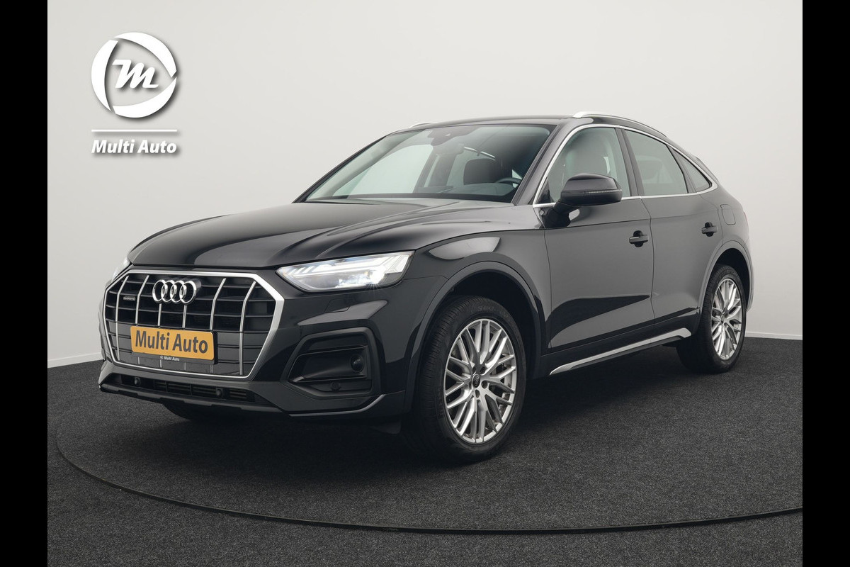 Audi Q5 Sportback 50 TFSI e S edition Plug In Hybrid 299pk Dealer O.H PHEV | Adaptive Cruise | Head Up | Bang & Olufsen | Alcantara Sportstoelen Memory | Keyless | 20"L.M | Camera | Sfeerverlichting |