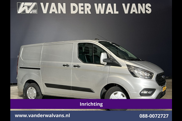 Ford Transit Custom 2.0 TDCI 131pk L1H1 Inrichting Euro6 Airco | Navigatie | Camera | LED | Cruisecontrol Stoelverwarming, Verwarmde voorruit, Parkeersensoren, Bijrijdersbank