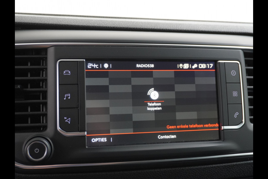 Opel Vivaro XL 2.0D145pk 3-Pers.Navi Apple Carplay Android Auto Airco 2xSchuifdeur Pdc Cruise Financial Lease €301,- p/mnd DAB+ Bordherkenni Regen/Lichtsensor Dodehoeksensor SpoorAssist Voorruit+Wisserverwarmd 1e Eigenaar Euro 6 370Nm koppel