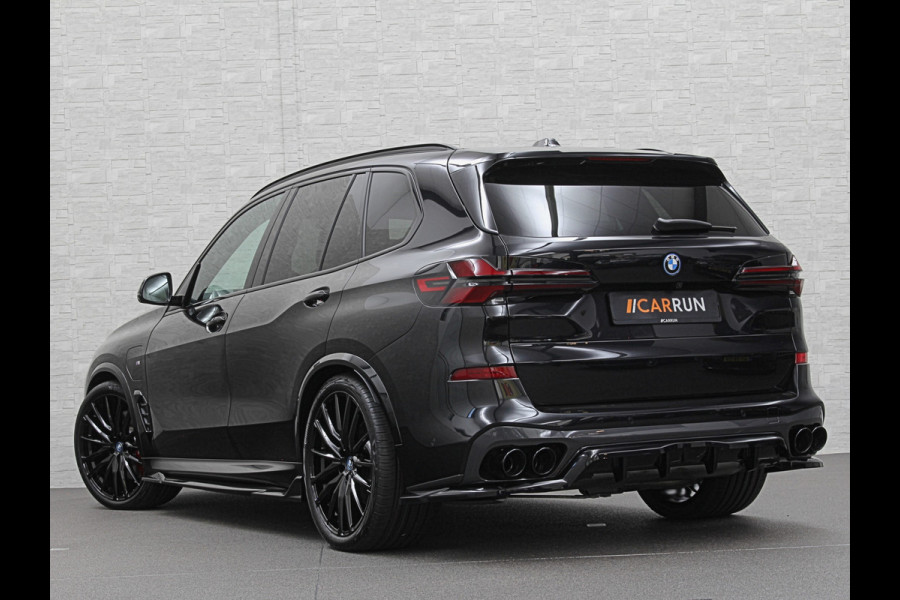 BMW X5 50e M-Sport Pro Performance | 360 View | Massage & Ventilatie | ACC | Individual Leder | Pano | Head-Up | 22'' | Stoelverwarming V+A | Laser-LED | 2x Memory | Keyless-Entry | Trekhaak | Comfortstoelen | Beker Koeling+Verwarming | Stuurverwarming | Zonwering | Carplay | Draadloos Laden |