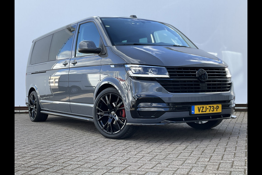 Volkswagen Transporter 6-Pers 2.0 TDI L2H1 DC Bulli Leer Cam Trekhaak Lang 6 Persoons Dubbele Cabine