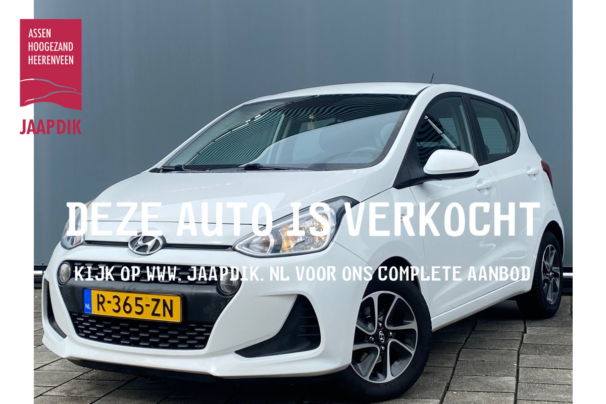 Hyundai i10 BWJ 2017 | 1.0i 66PK i-Motion Comfort | NAVI | AIRCO | LICHTMETAAL | CRUISE |