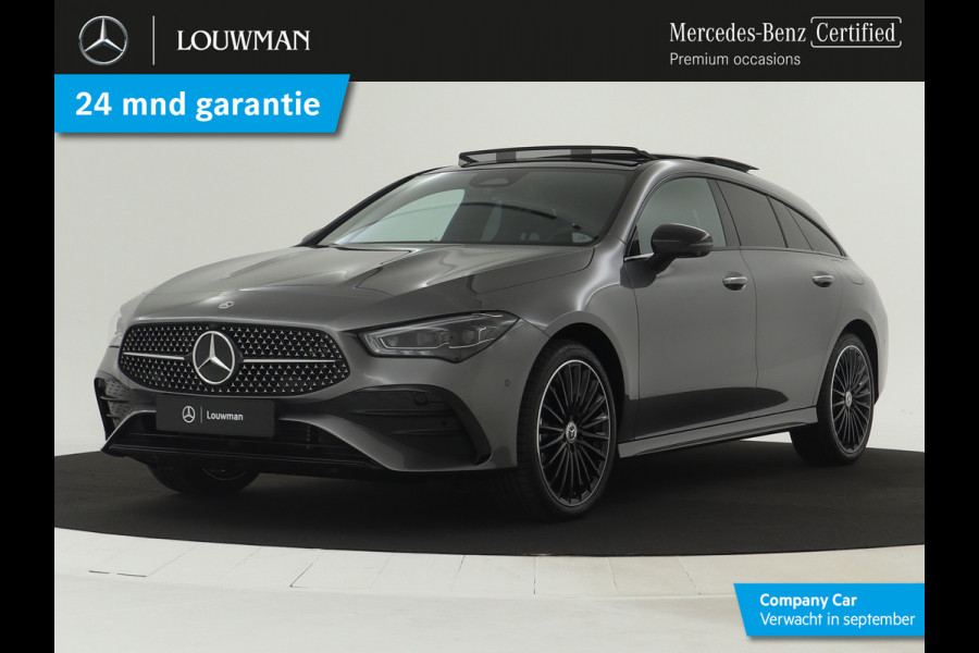 Mercedes-Benz CLA-Klasse Shooting Brake 250 e Star Edition AMG Line | Trekhaak | Nightpakket | Antidiefstalpakket GUARD 360° Plus | Parkeerpakket met 360°-camera | Multi spaaks lichtmetalen velgen | EASY PACK achterklep | KEYLESS GO-comfortpakket | Smartphone integratie |