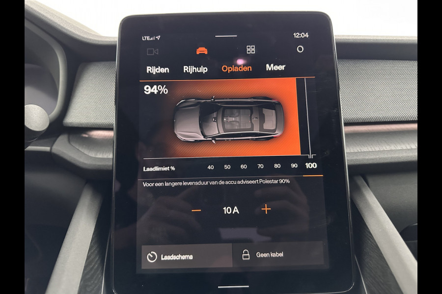 Polestar 2 Long Range Dual Motor Launch Edition 78kWh [ 3-Fase ] (INCL-BTW) *PANO | NAVI-FULLMAP | FULL-LED | BLIND-SPOT | KEYLESS | LANE-ASSIST | DIGI-COCKPIT | CARPLAY | DAB+ | HEATED-COMFORTSEATS | ECC | MEMORY-PACK | PDC | 20''ALU*