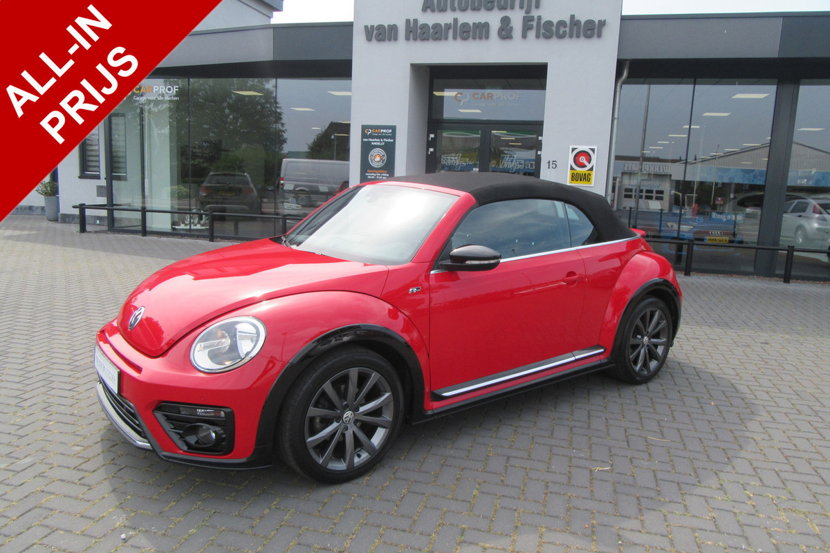 Volkswagen Beetle Cabriolet 1.4 TSI DSG Dune R-Line, Leder, Navigatie, Stoelverw. Volkswagen Beetle Cabriolet 1.4 TSI DSG Dune R-Line, Leder, Navigatie, Stoelverw.