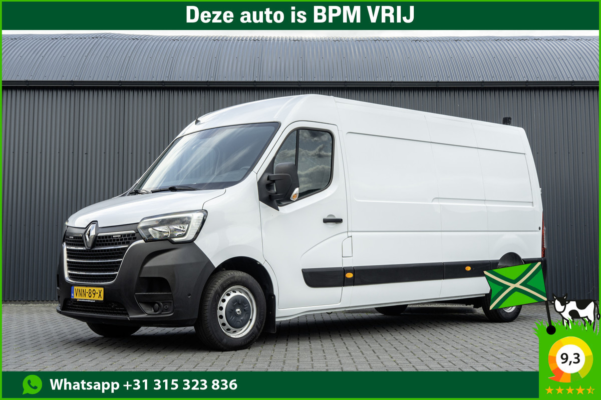 Renault Master T35 dCi 180PK | L3H2 | 3.5T Trekgewicht | Luchtvering | LED | Camera | Navi | Cruise | Airco| PDC | Euro 6