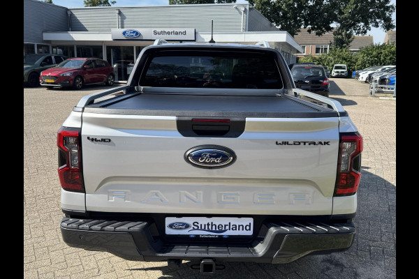 Ford Ranger 3.0 V6 Wildtrak Double Cab EcoBlue |241pk!! | 2-zits|  BPM vrij | Rollertop | Trekhaak | Technology Pack | Uniek in Nederland | Verlengde fabrieksgarantie tot 03-2028