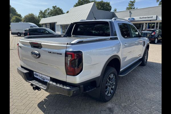 Ford Ranger 3.0 V6 Wildtrak Double Cab EcoBlue |241pk!! | 2-zits|  BPM vrij | Rollertop | Trekhaak | Technology Pack | Uniek in Nederland | Verlengde fabrieksgarantie tot 03-2028