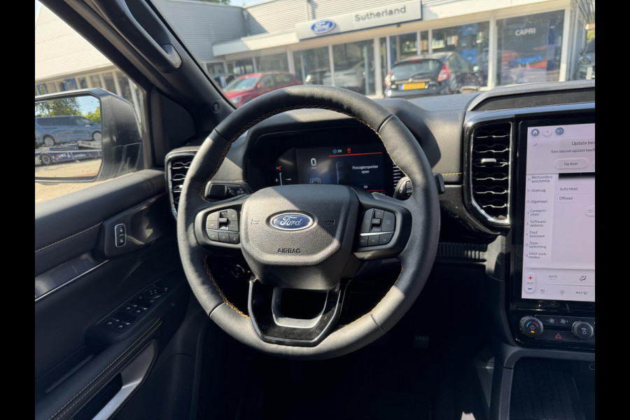 Ford Ranger 3.0 V6 Wildtrak Double Cab EcoBlue |241pk!! | 2-zits|  BPM vrij | Rollertop | Trekhaak | Technology Pack | Uniek in Nederland | Verlengde fabrieksgarantie tot 03-2028