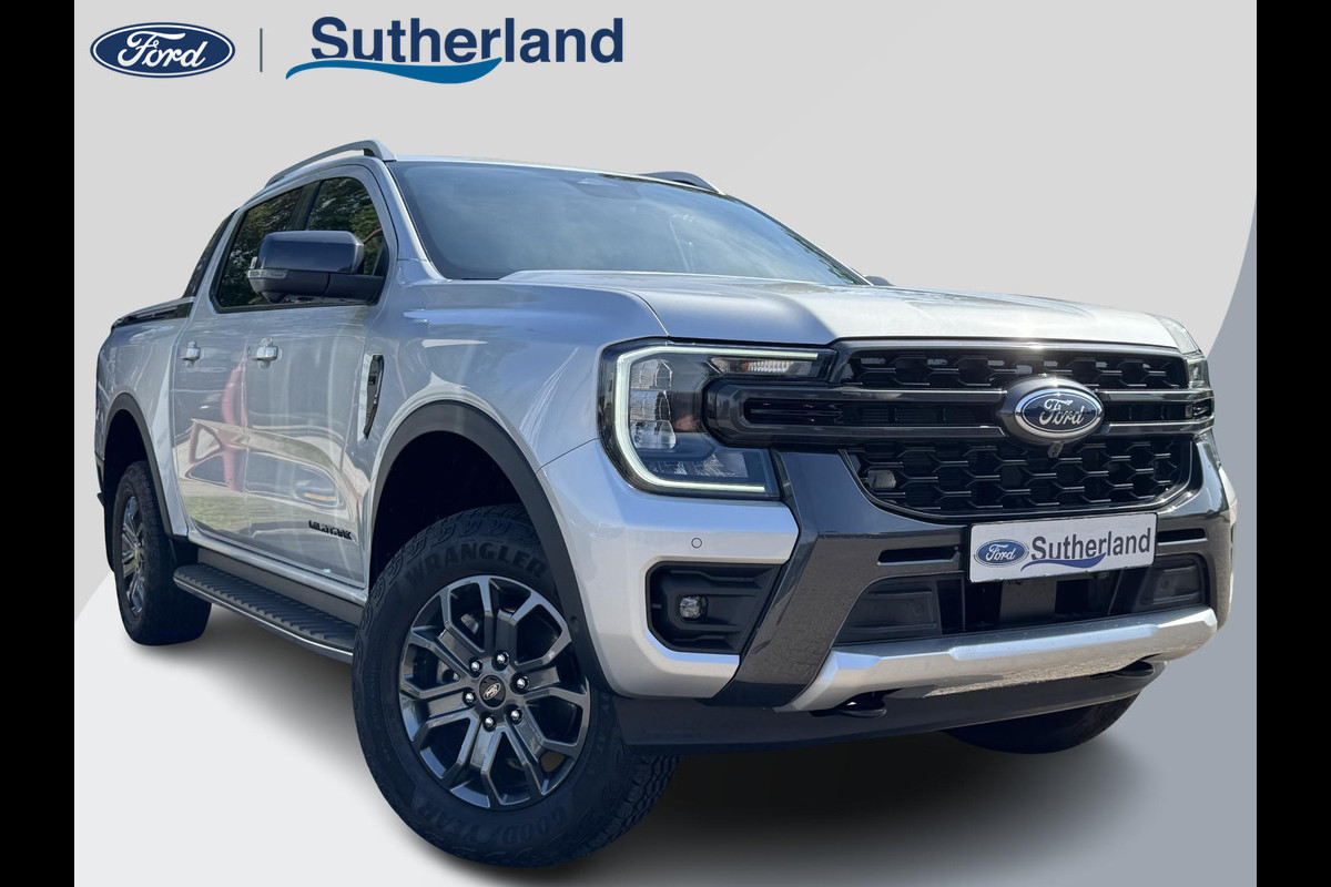Ford Ranger 3.0 V6 Wildtrak Double Cab EcoBlue |241pk!! | 2-zits|  BPM vrij | Rollertop | Trekhaak | Technology Pack | Uniek in Nederland | Verlengde fabrieksgarantie tot 03-2028