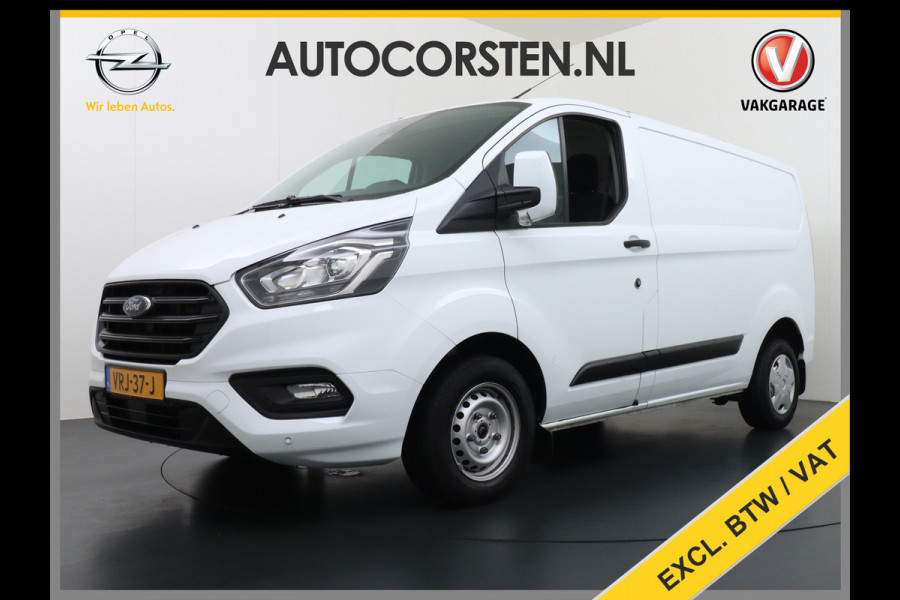 Ford Transit Custom 280 2.0TDCI 105PK L1H1 Airco Cruise Control Trekhaak PDC Bluetooth DAB 3-Persoons Trend Schuifdeur Betonplex Wandbetimmering Kastenbouw Euro 6 1e Eigenaar 2.500KG Trekgewicht