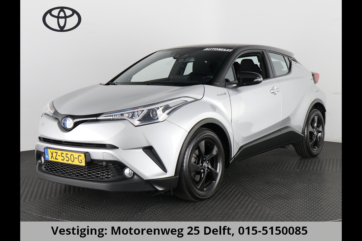 Toyota C-HR 1.8 HYBRIDE SILVERLINE BI-TONE GARANTIE TOT 2029! NAVI. BLACKLINE VELGEN.CAMERA. Toyota C-HR 1.8 HYBRIDE SILVERLINE BI-TONE GARANTIE TOT 2029! NAVI. BLACKLINE VELGEN.CAMERA.