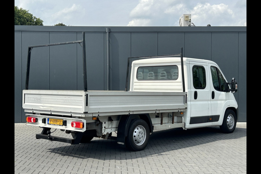 Peugeot Boxer 2.0 164 PK EURO 6 / PICK UP / OPEN LAADBAK / 49.917KM !! / 1e EIG. / 7-PERS DUBBELE CABINE / TREKHAAK / AIRCO / BLUETOOTH