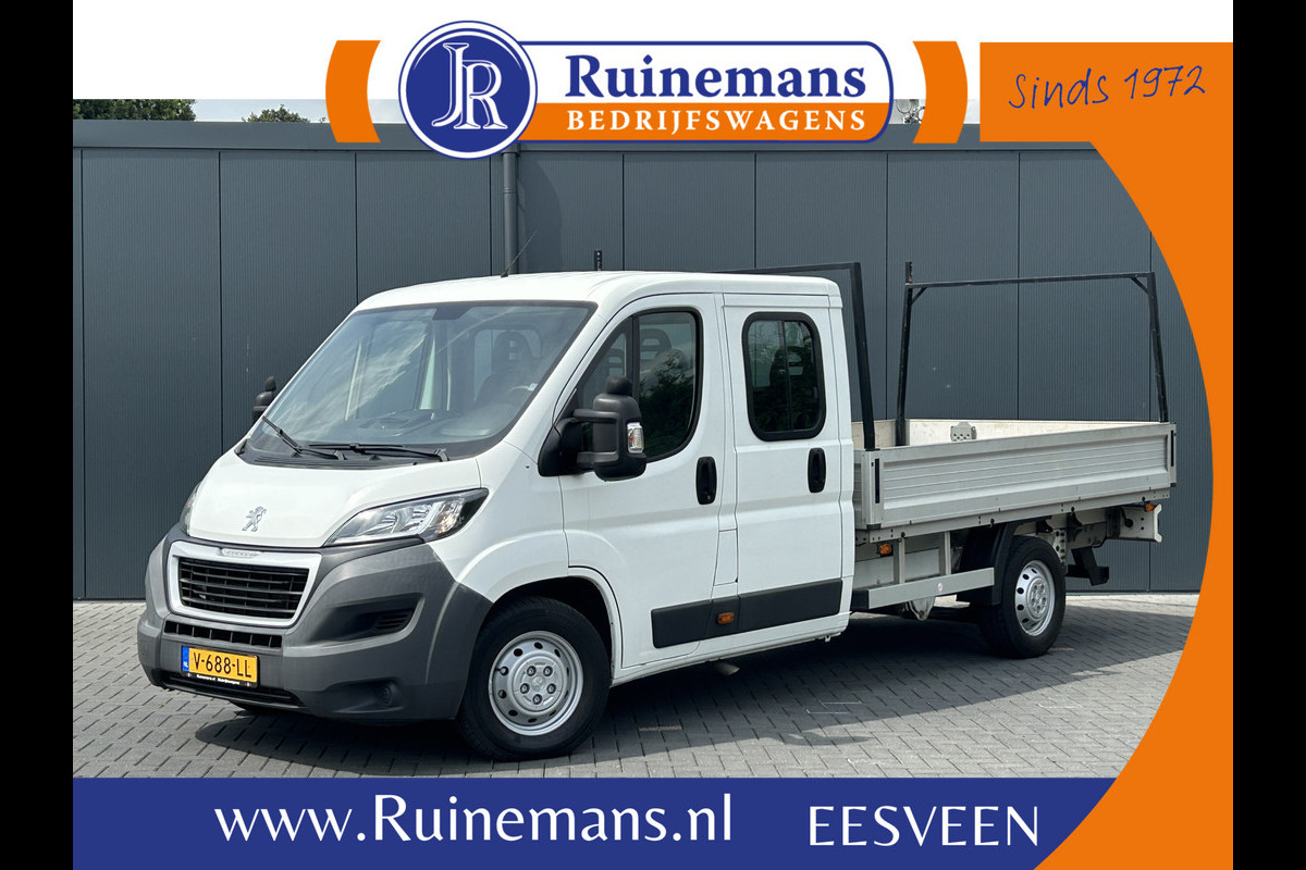 Peugeot Boxer 2.0 164 PK EURO 6 / PICK UP / OPEN LAADBAK / 49.917KM !! / 1e EIG. / 7-PERS DUBBELE CABINE / TREKHAAK / AIRCO / BLUETOOTH Peugeot Boxer 2.0 164 PK EURO 6 / PICK UP / OPEN LAADBAK / 49.917KM !! / 1e EIG. / 7-PERS DUBBELE CABINE / TREKHAAK / AIRCO / BLUETOOTH
