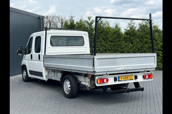 Peugeot Boxer 2.0 164 PK EURO 6 / PICK UP / OPEN LAADBAK / 49.917KM !! / 1e EIG. / 7-PERS DUBBELE CABINE / TREKHAAK / AIRCO / BLUETOOTH