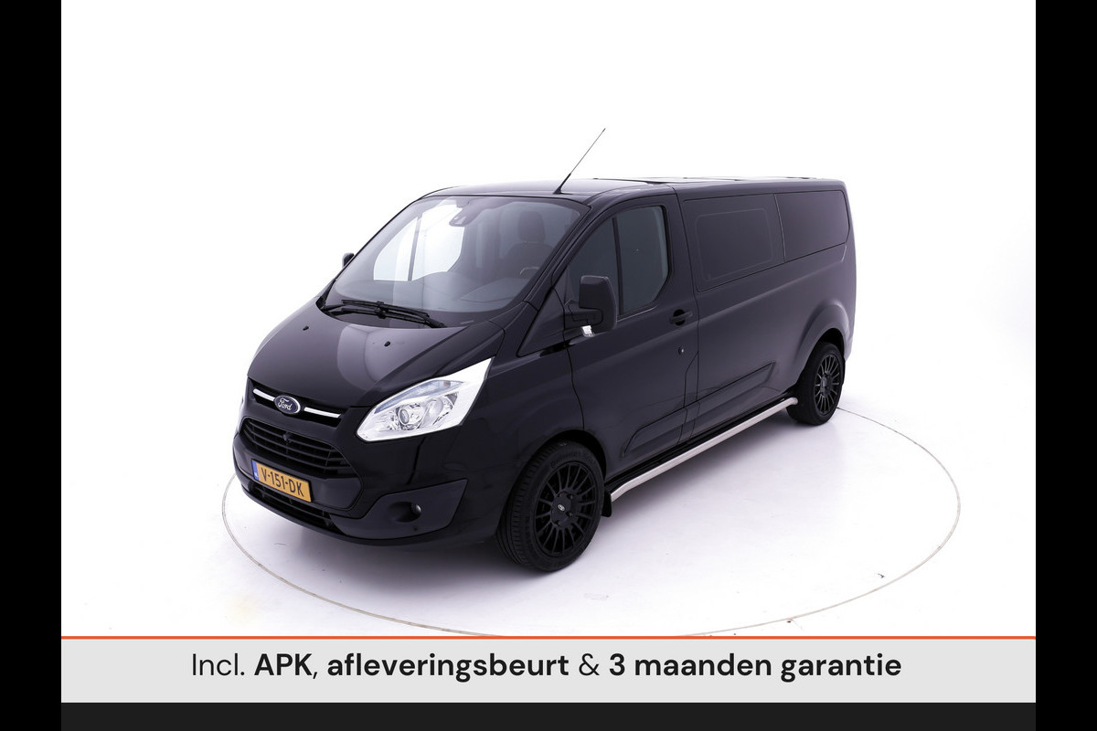 Ford Transit Custom 290 2.2 TDCI L2H1 Trend Dubbele Cabine cruise navi lease 450,- p/md