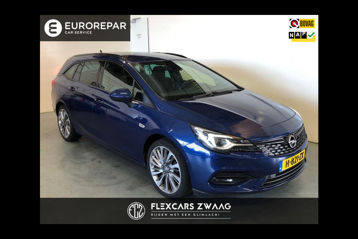 Opel Astra Sports Tourer 1.2 Turbo 145pk Ultimate - Navi - Leder - Trekhaak - Winterpakket - Org.NL Opel Astra Sports Tourer 1.2 Turbo 145pk Ultimate - Navi - Leder - Trekhaak - Winterpakket - Org.NL