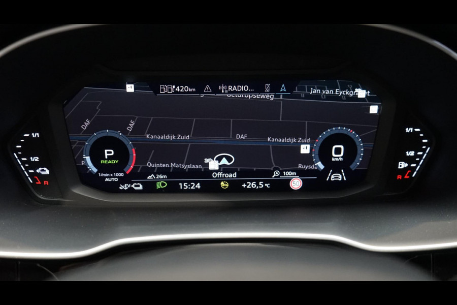 Audi Q3 45 TFSIe Black Optik AUTOMAAT-AUDI SOUND-CAMERA-CARPLAY-DRIVE SELECT-KEYLESS-MATRIX LED-NAVIGATIE