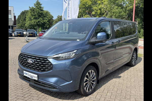 Ford Transit Custom Tourneo 340 2.5 PHEV L2H1 Titanium X | 233pk | Incl. BTW/BPM Rijklaar | Luxury Pack | 16-weg elektrisch verstelbare AGR | Inklapbare trekhaak | Verwarmbaar stuurwiel |