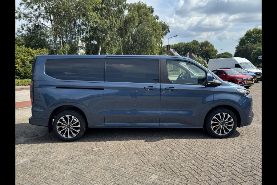 Ford Transit Custom Tourneo 340 2.5 PHEV L2H1 Titanium X | 233pk | Incl. BTW/BPM Rijklaar | Luxury Pack | 16-weg elektrisch verstelbare AGR | Inklapbare trekhaak | Verwarmbaar stuurwiel |
