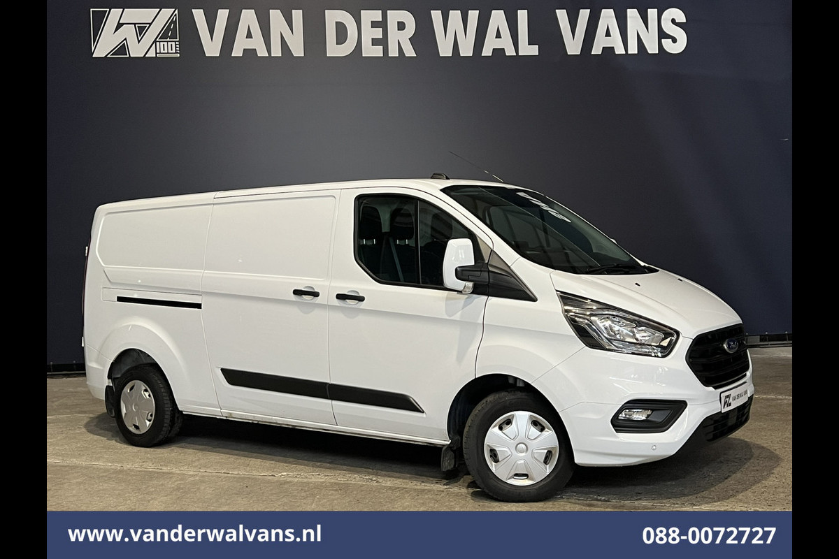Ford Transit Custom 2.0 TDCI L2H1 Euro6 Airco | Camera | Navigatie | LED | Cruisecontrol | Stoelverwarming | Verwarmde voorruit Parkeersensoren, Bijrijdersbank