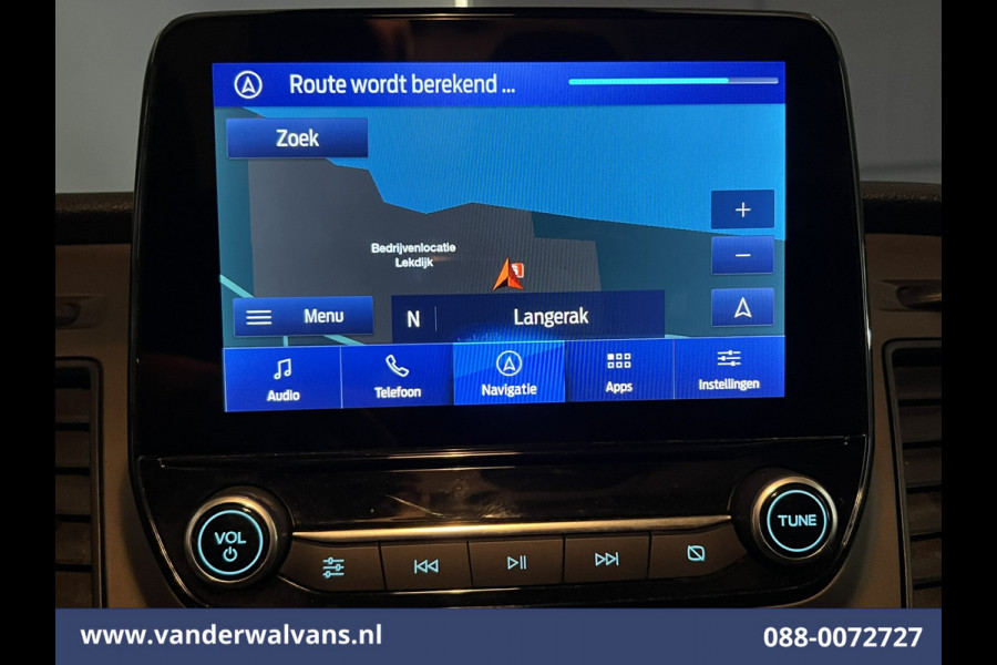 Ford Transit Custom 2.0 TDCI L2H1 Euro6 Airco | Camera | Navigatie | LED | Cruisecontrol | Stoelverwarming | Verwarmde voorruit Parkeersensoren, Bijrijdersbank