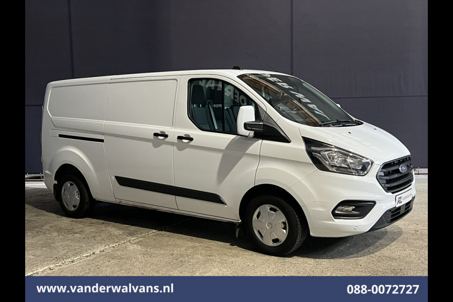 Ford Transit Custom 2.0 TDCI L2H1 Euro6 Airco | Camera | Navigatie | LED | Cruisecontrol | Stoelverwarming | Verwarmde voorruit Parkeersensoren, Bijrijdersbank