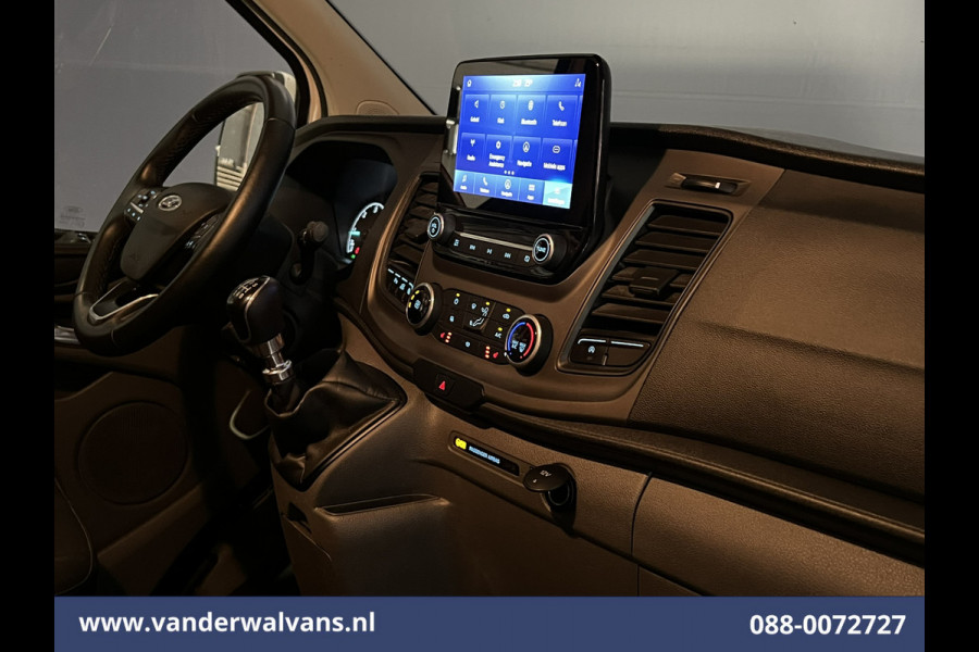 Ford Transit Custom 2.0 TDCI L2H1 Euro6 Airco | Camera | Navigatie | LED | Cruisecontrol | Stoelverwarming | Verwarmde voorruit Parkeersensoren, Bijrijdersbank