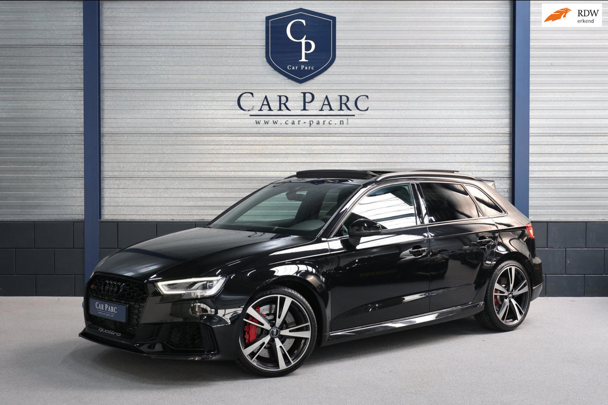 Audi RS3 Sportback 2.5 TFSI quattro MILLTEK/LED/B&O/VIRTUAL/SFEER/PANORAMADAK/LEDER+S.VERWARMING/LMV/CAM/ACC/ECC/12 MND GARANTIE! Audi RS3 Sportback 2.5 TFSI quattro MILLTEK/LED/B&O/VIRTUAL/SFEER/PANORAMADAK/LEDER+S.VERWARMING/LMV/CAM/ACC/ECC/12 MND GARANTIE!