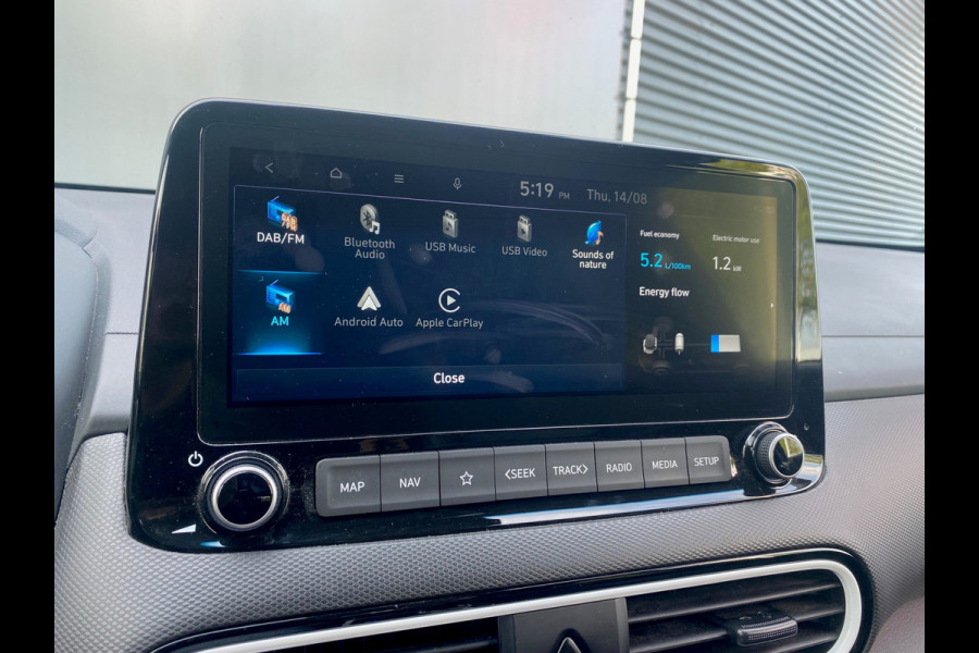 Hyundai Kona BWJ 2020 | 1.6 GDI 142PK HEV Premium | TREKHAAK | LEER | CAMERA A | CARPLAY | CLIMA | NAVI | AD CRUISE |