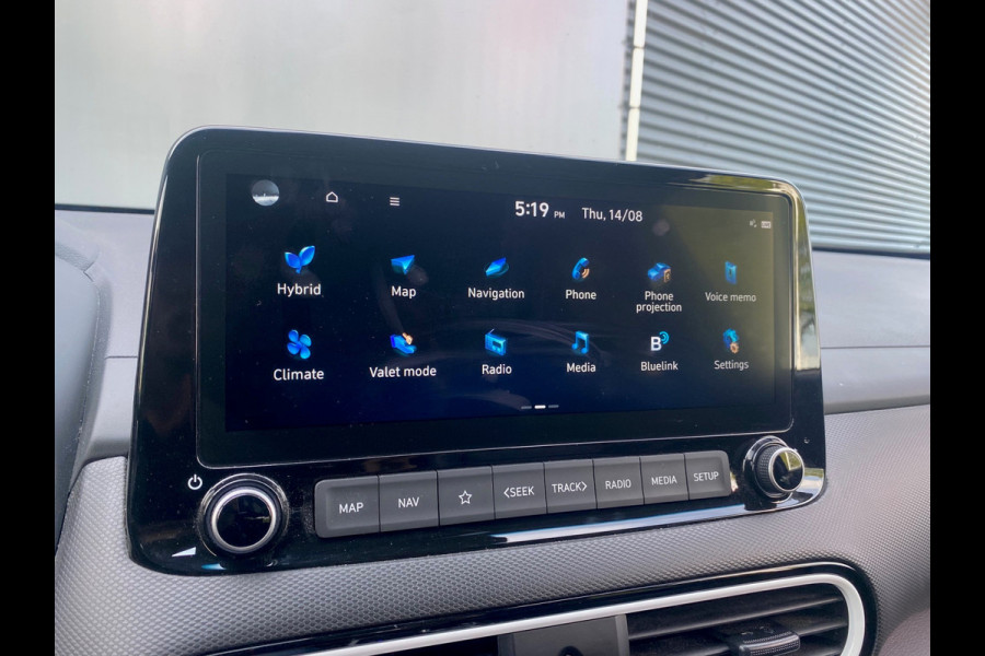 Hyundai Kona BWJ 2020 | 1.6 GDI 142PK HEV Premium | TREKHAAK | LEER | CAMERA A | CARPLAY | CLIMA | NAVI | AD CRUISE |