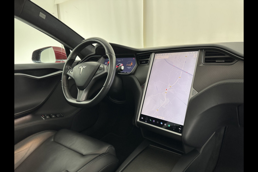 Tesla Model S 100D AWD [ 3-Fase ] Aut. *PANO | LUXURY-LEATHER | AUTO-PILOT | ADAPTIVE-CRUISE | FULL-LED | NAVI-FULLMAP | AIR-SUSPENSION | KEYLESS | TOP-VIEW | CARPLAY | MEMORY-PACK | HEATED-SPORTSEATS | DIGI-COCKPIT | 21"ALU*
