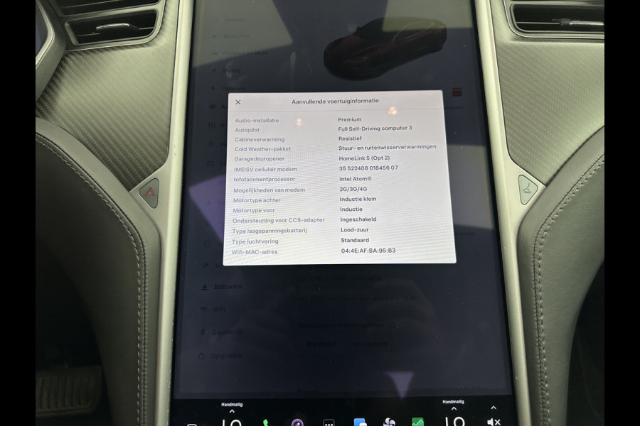 Tesla Model S 100D AWD [ 3-Fase ] Aut. *PANO | LUXURY-LEATHER | AUTO-PILOT | ADAPTIVE-CRUISE | FULL-LED | NAVI-FULLMAP | AIR-SUSPENSION | KEYLESS | TOP-VIEW | CARPLAY | MEMORY-PACK | HEATED-SPORTSEATS | DIGI-COCKPIT | 21"ALU*
