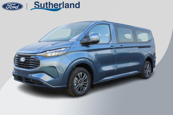 Ford Transit Custom 340 2.5 PHEV L2H1 Limited 233pk | Incl. BTW/BPM | Kombi | Dubbele zijschuifdeur | Privacy Glass | Inklapbare trekhaak | 17 inch lichtmetalen velgen | Driver Assistance Pack Premium | Verwarmbaar stuurwiel