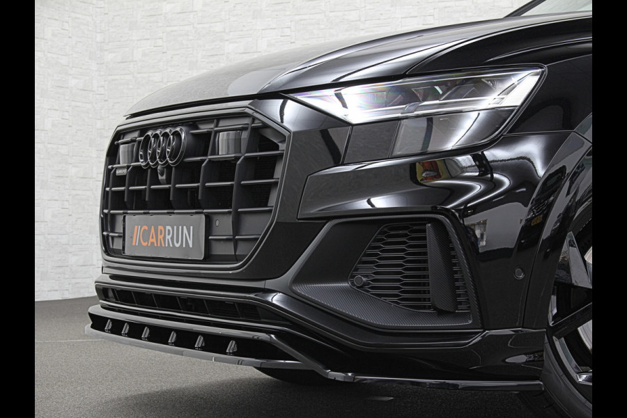 Audi Q8 55 TFSI e Competition S-Line | RS Leder | 360 Camera | ACC | Panorama | Luchtvering | Softclose | LED-Matrix | Trekhaak | Lane & Side Assist | Led Sfeerverlichting | Keyless-Entry | Black-Optic | Rijklaar incl. Bovag Garantie.