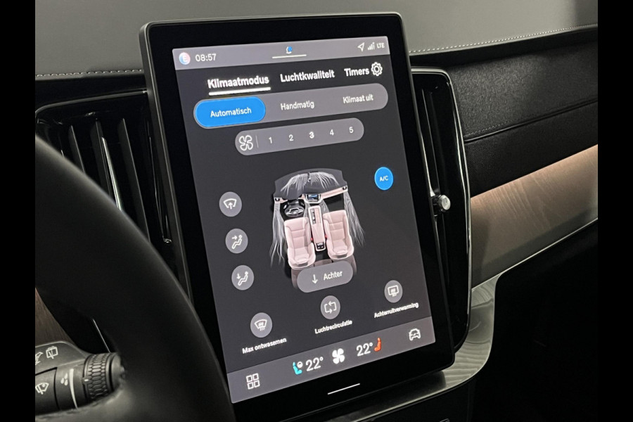 Volvo XC90 2.0 T8 Plug-in hybrid AWD Ultra Dark *Facelift* | Luchtvering | Open dak | Adapt. Cruise control | 360 Camera | Head-up |