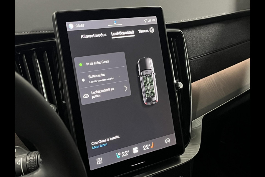 Volvo XC90 2.0 T8 Plug-in hybrid AWD Ultra Dark *Facelift* | Luchtvering | Open dak | Adapt. Cruise control | 360 Camera | Head-up |