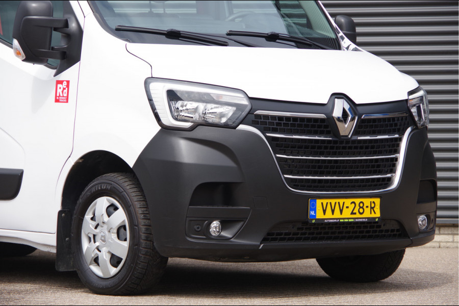 Renault Master T35 2.3 dCi 150PK L2H2 RED, DC-7P, 3.5T TREKHAAK, CAMERA, CRUISE, NAVI, AIRCO, PARKEERSENSOREN, NL AUTO, NAP, DUBBELE CABINE
