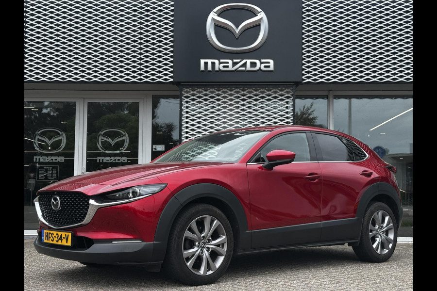 Mazda CX-30 2.0 e-SkyActiv-G M Hybrid Luxury | Automaat | LEER | BOSE| 360 CAMERA | HEAD UP DISPLAY |